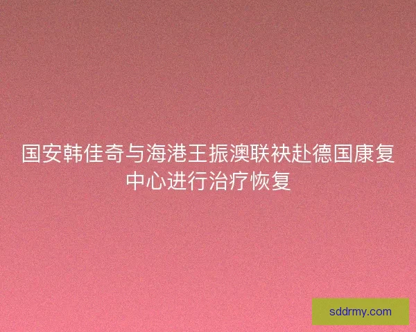 国安韩佳奇与海港王振澳联袂赴德国康复中心进行治疗恢复 国安韩佳奇与海港王振澳联袂赴德国康复中心进行治疗恢复